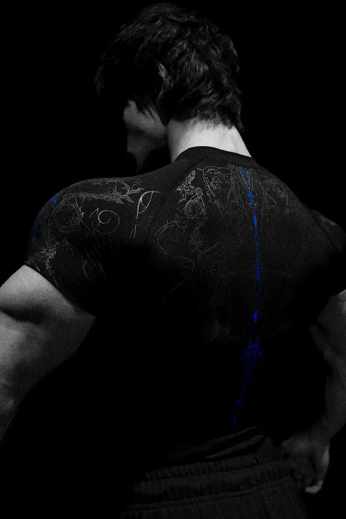 Devil Spandexdry T-Shirt - Black