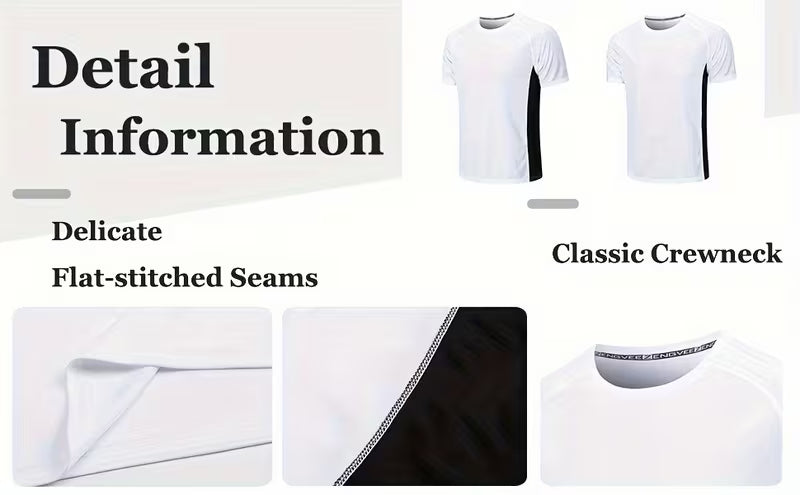 Bold Flex SpandexDry T-Shirts - White