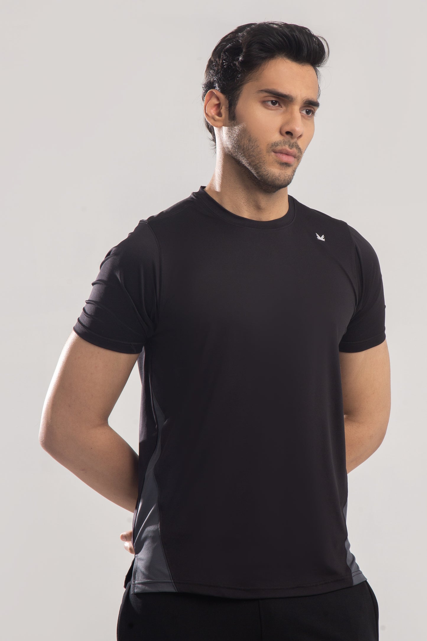Shark SpandexDry Tee in Black
