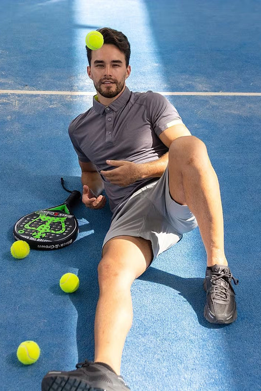 Tennis Spandexdry Polo - Grey