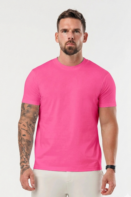 Essential Cotton T-Shirt - Pink