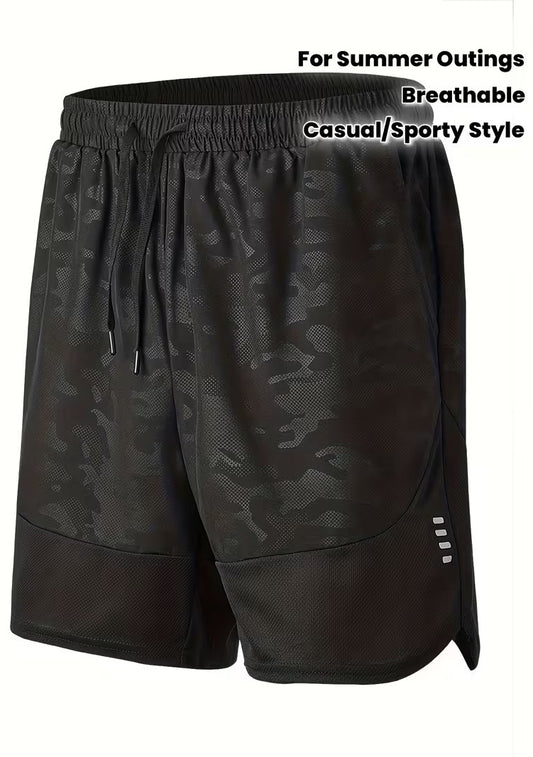 Camo Spandexdry Shorts - Black