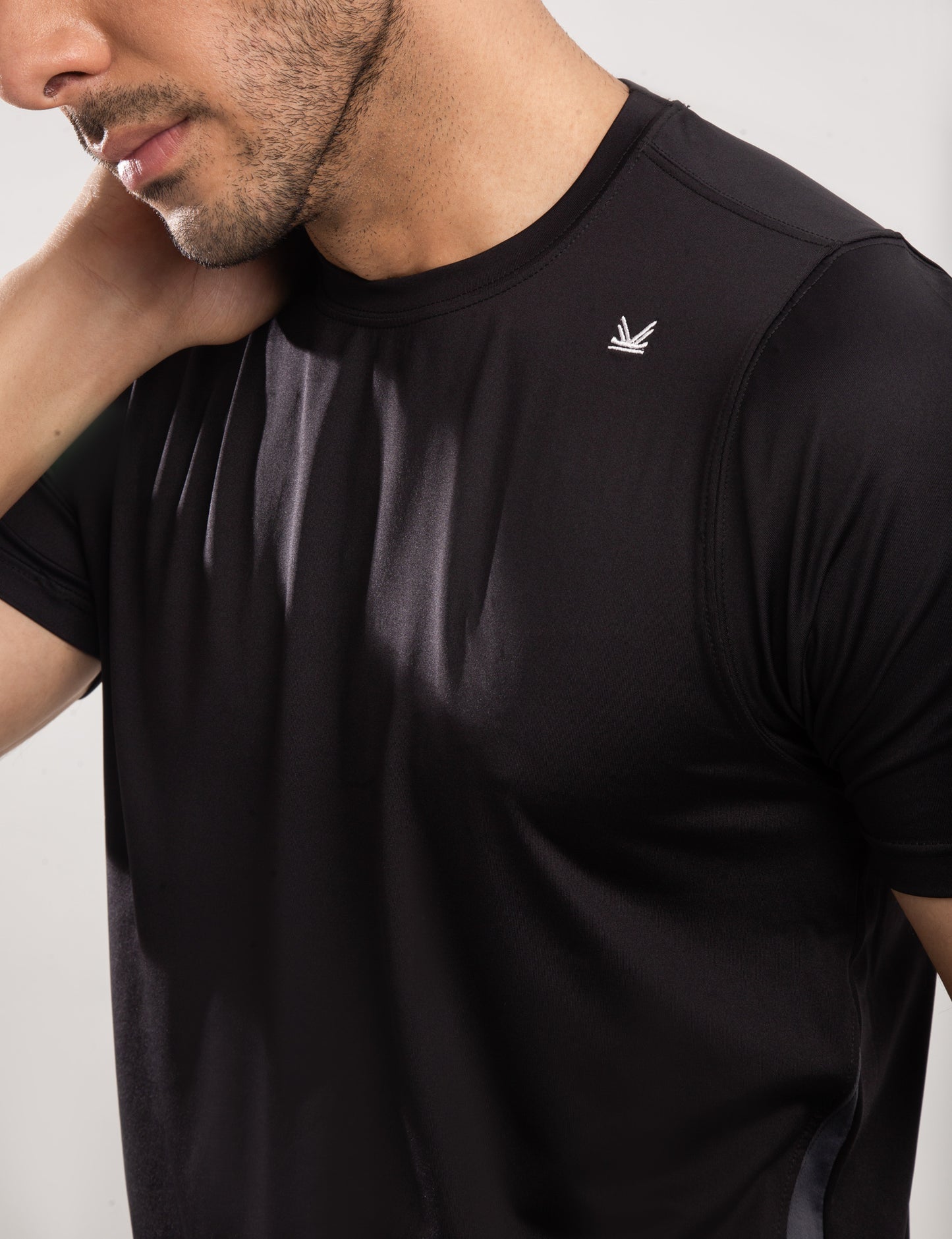 Shark SpandexDry Tee in Black