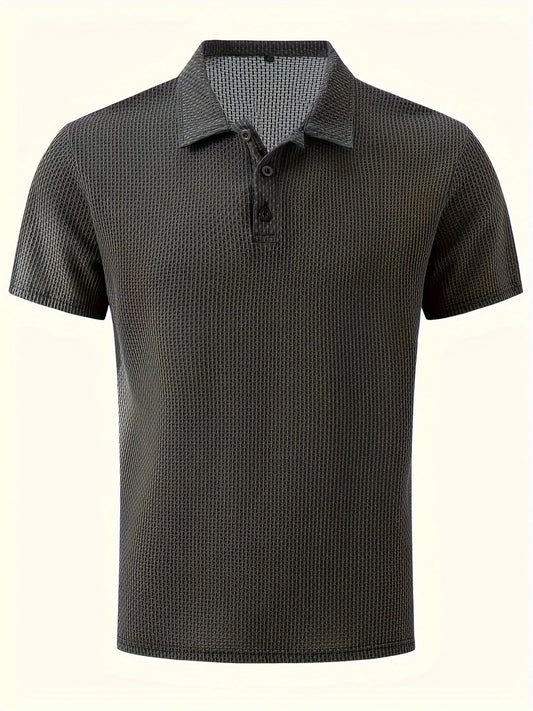 Bubble polo-Charcoal