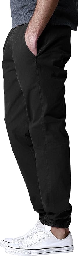 Chino Joggers Trouser-Black