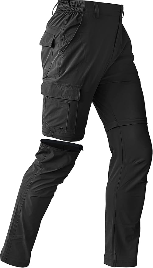 SpandexDry Golf Convertable Pants - Black