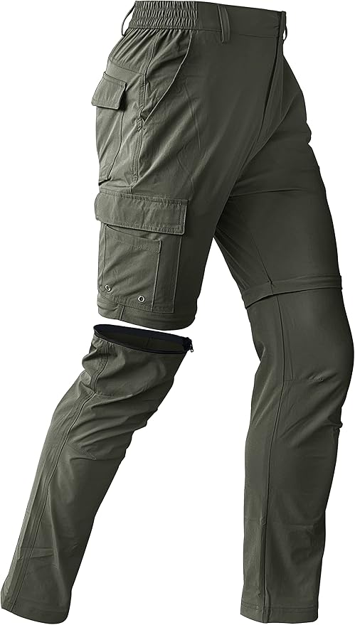 SpandexDry Golf Convertable Pants - Olive
