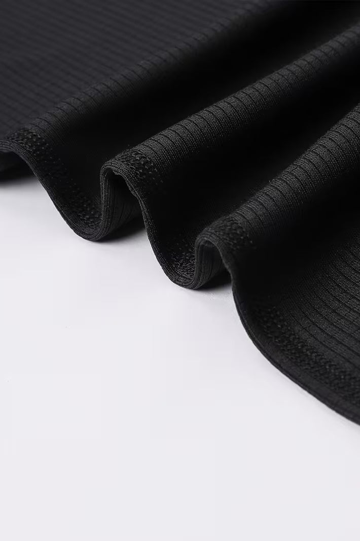 Tennis Box Spandexdry T-Shirts - Black