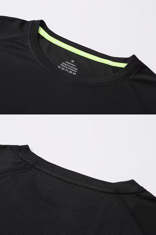 Tennis Spandexdry T-Shirts - Black