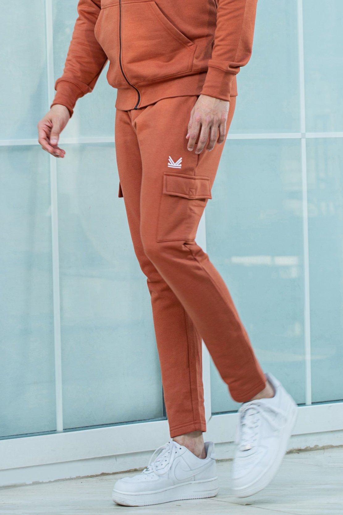 ARRIVAL Cargo  Fleece trouser - peach