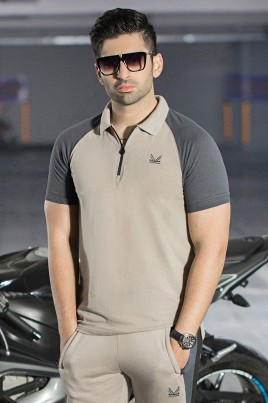Raglan Pedro Cotton Polo - Rich Cream