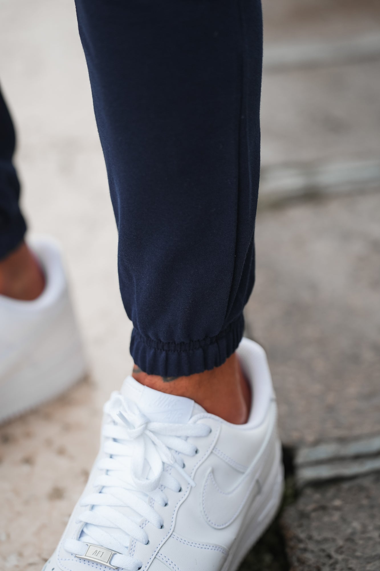 Cove Cotton Terry Trouser - Navy