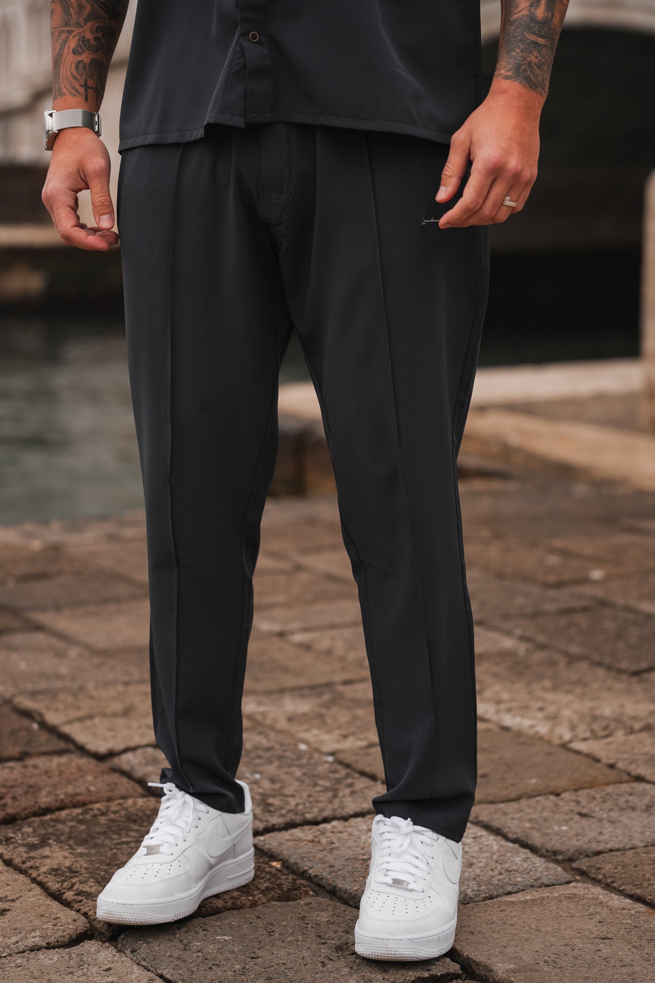 Cabo Signature SpandexDry Poly  Pant in Charcoal