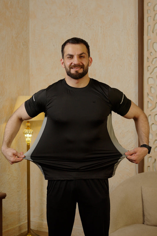 Bold Flex SpandexDry T-Shirts - Black