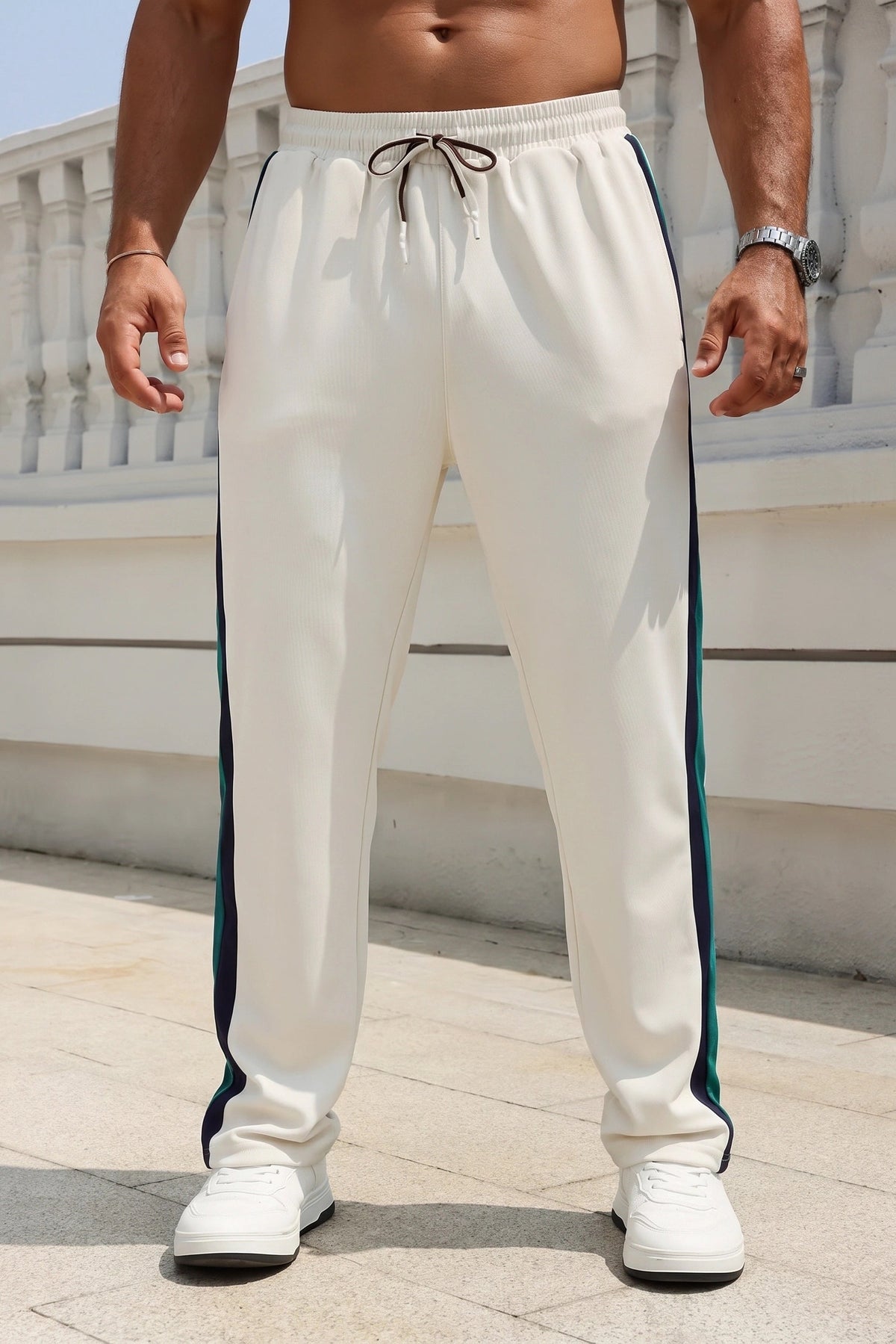 Elite Straight Fit Trouser - Cream