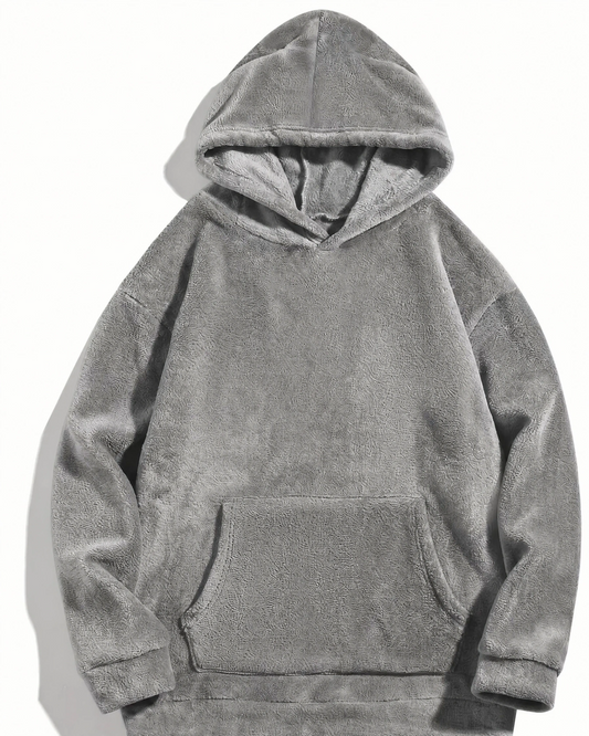 Street Sherpa Hoodie - Grey