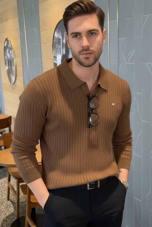 Dropneedle Sweatshirt - Camel Brown