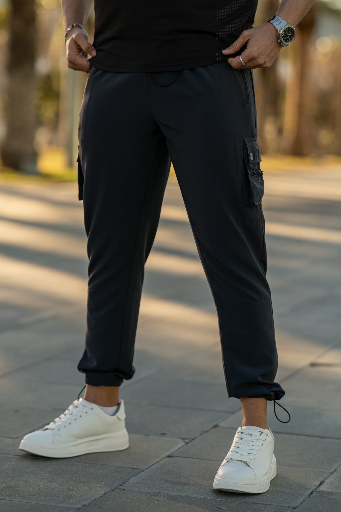 SUPERHERO SpandexDry Woven Trouser - Black