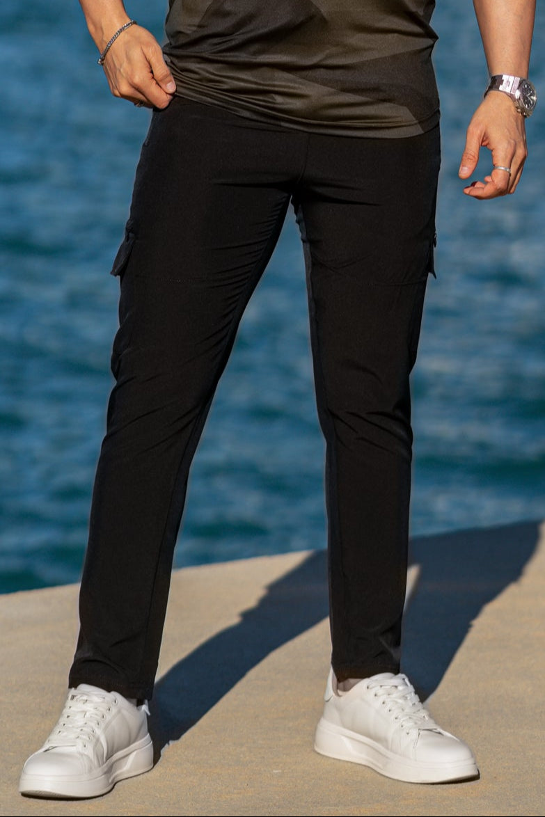 Signature Cargo SpandexDry Twill Trouser - Black