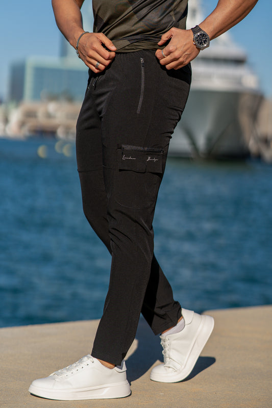 Signature Cargo SpandexDry Twill Trouser - Black
