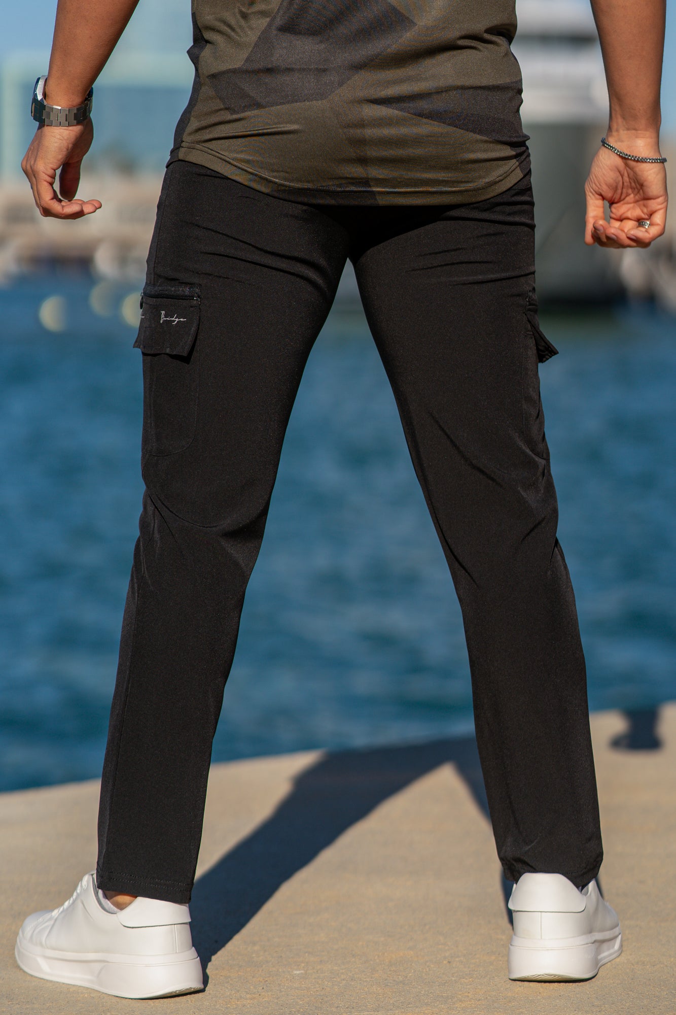 Signature Cargo SpandexDry Twill Trouser - Black