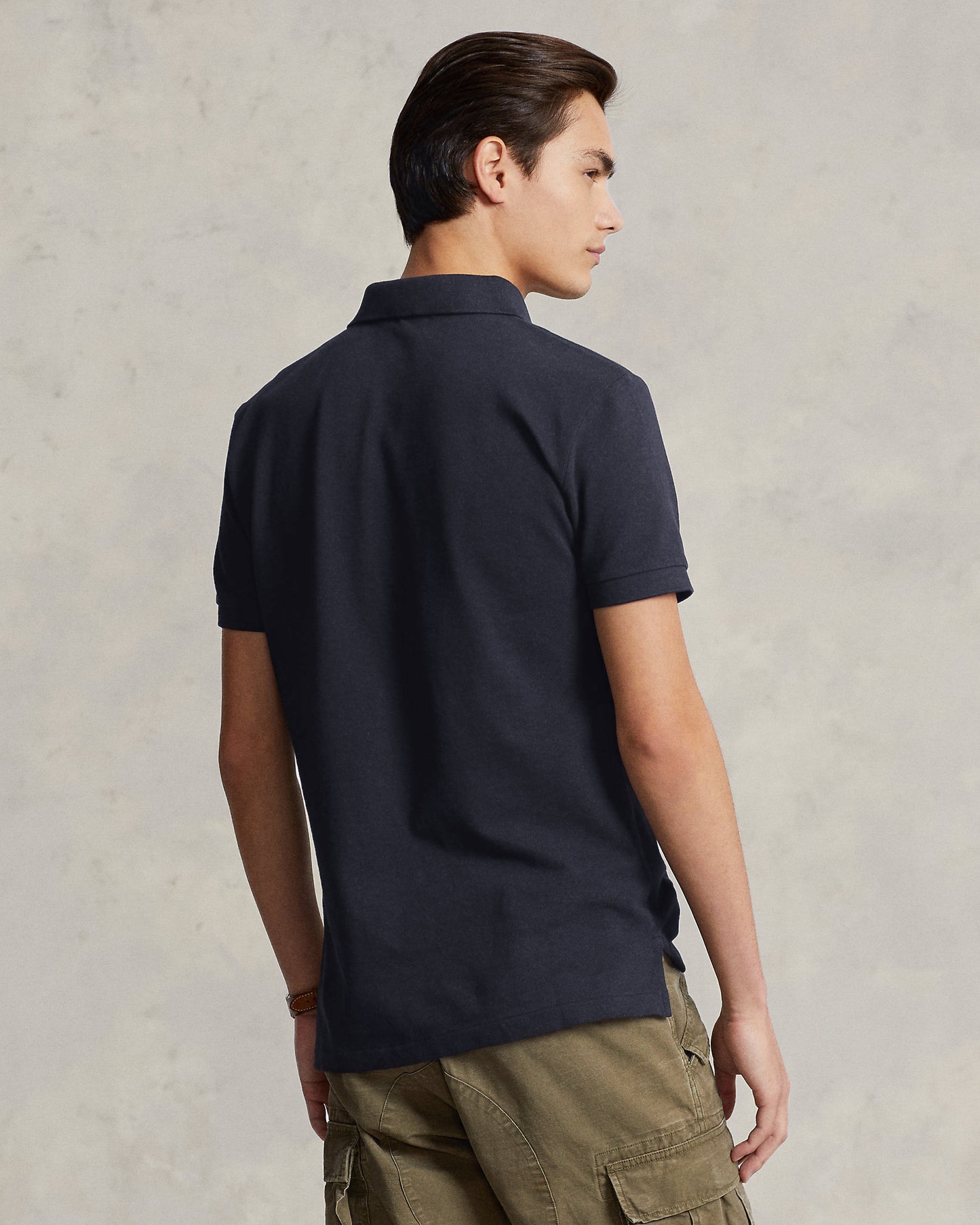 Formal Basic Cotton Polo - Navy
