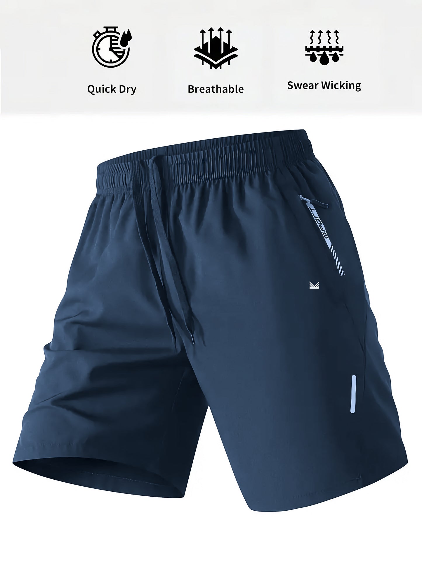Padel Tennis SpandexDry Shorts - Navy