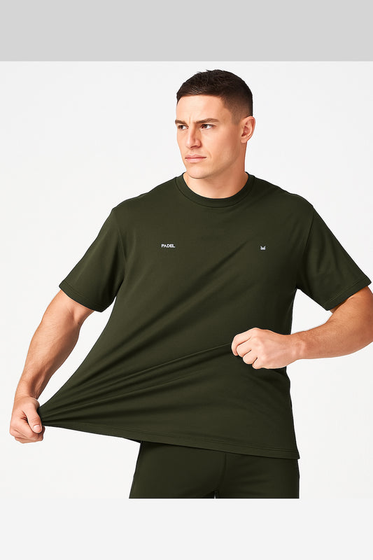 Padel Oversize Spandexdry Tshirt - Olive