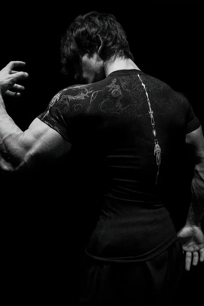 Devil Spandexdry  T-Shirt - Black