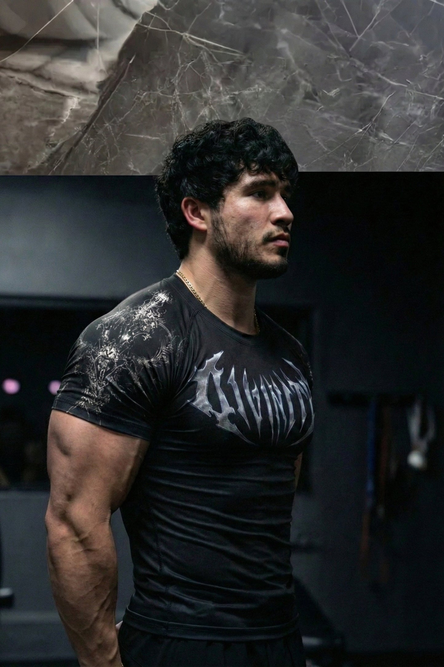 Devil Spandexdry  T-Shirt - Black