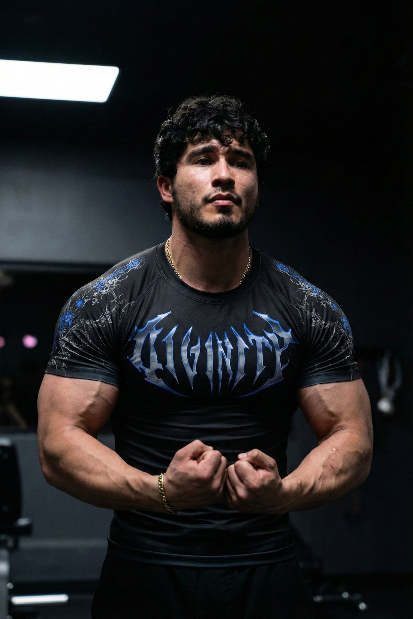 Devil Spandexdry  T-Shirt - Black