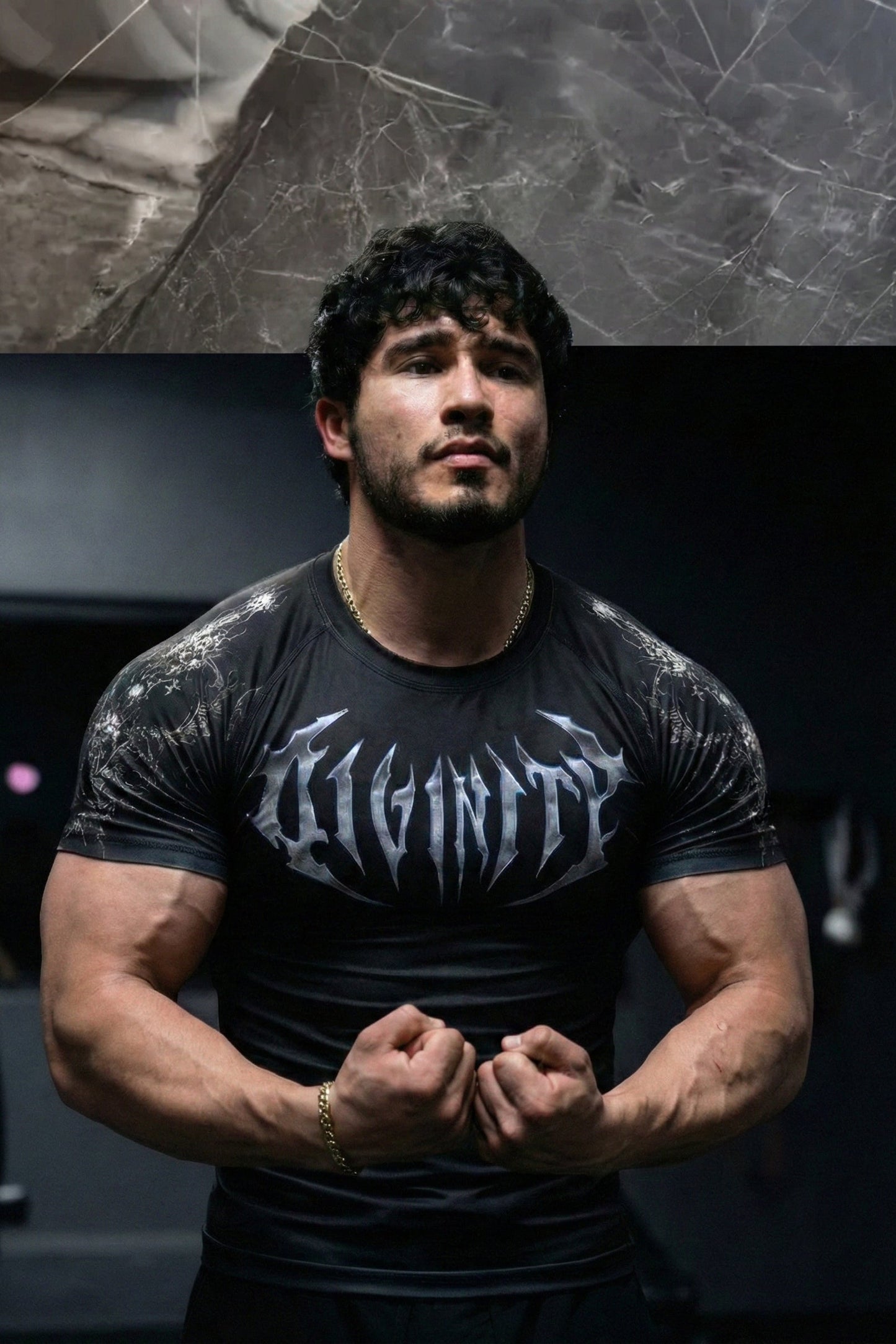 Devil Spandexdry  T-Shirt - Black