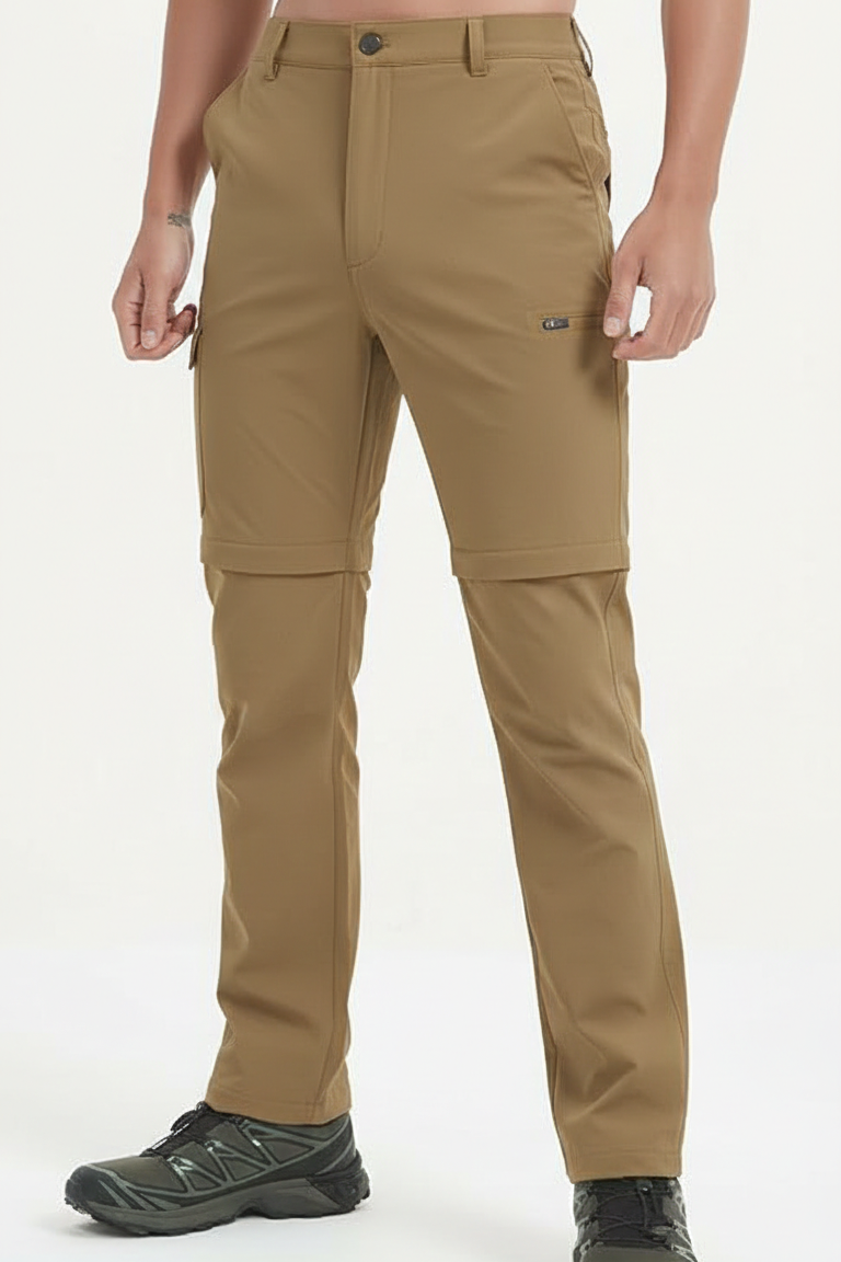 SpandexDry Woven Golf Convertable Pants - Khaki