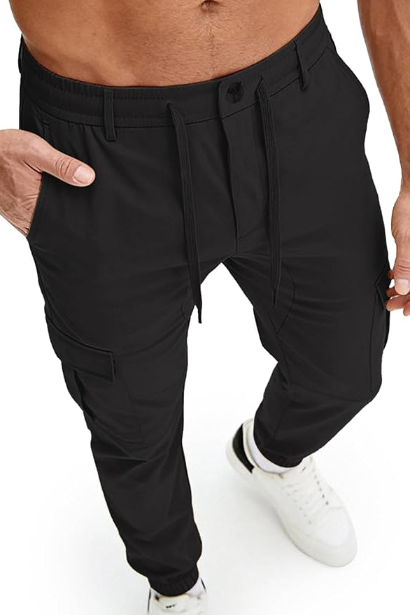 Cargo woven SpandexDry Pants - Black