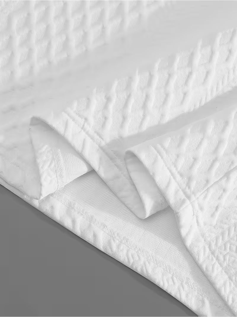 Cabo Snake Textured Tee - Egg White