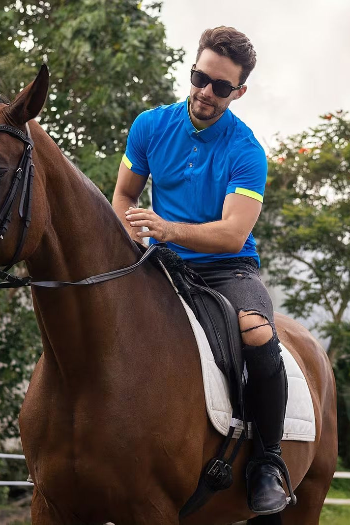 Tennis Spandexdry Polo - Blue