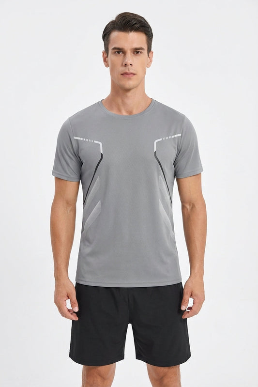 Flash Spandexdry T-Shirt - Silver