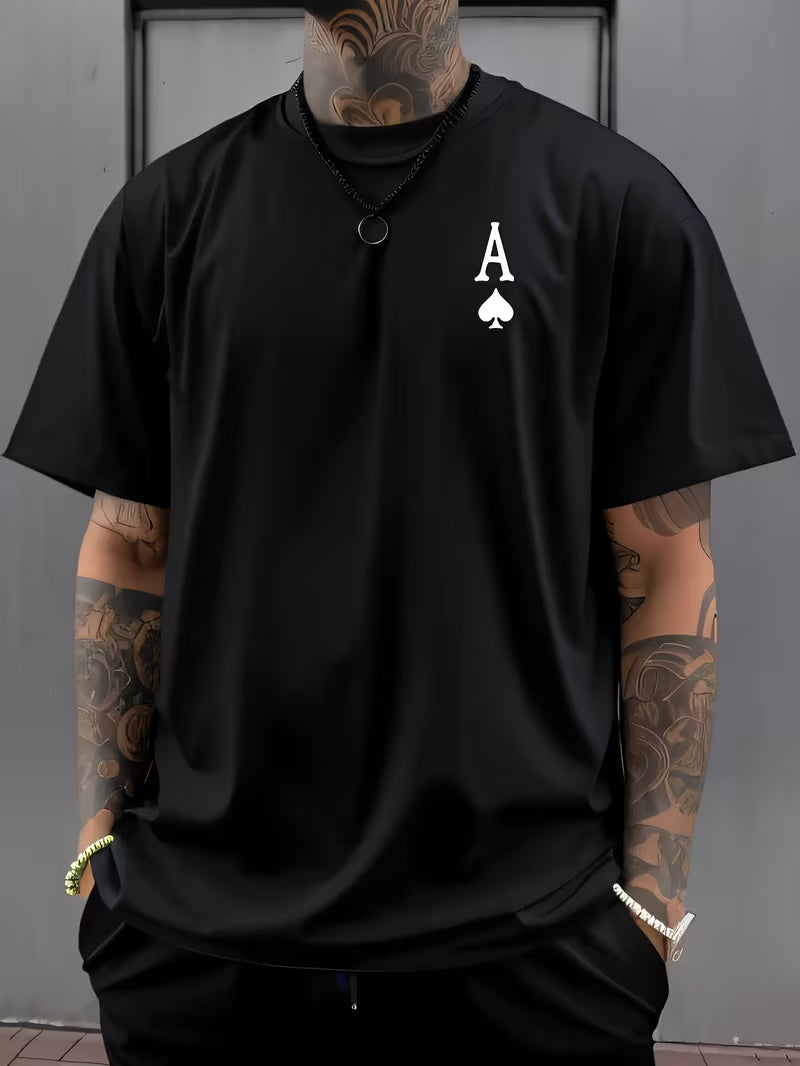 Ace Oversize T-Shirts - Black