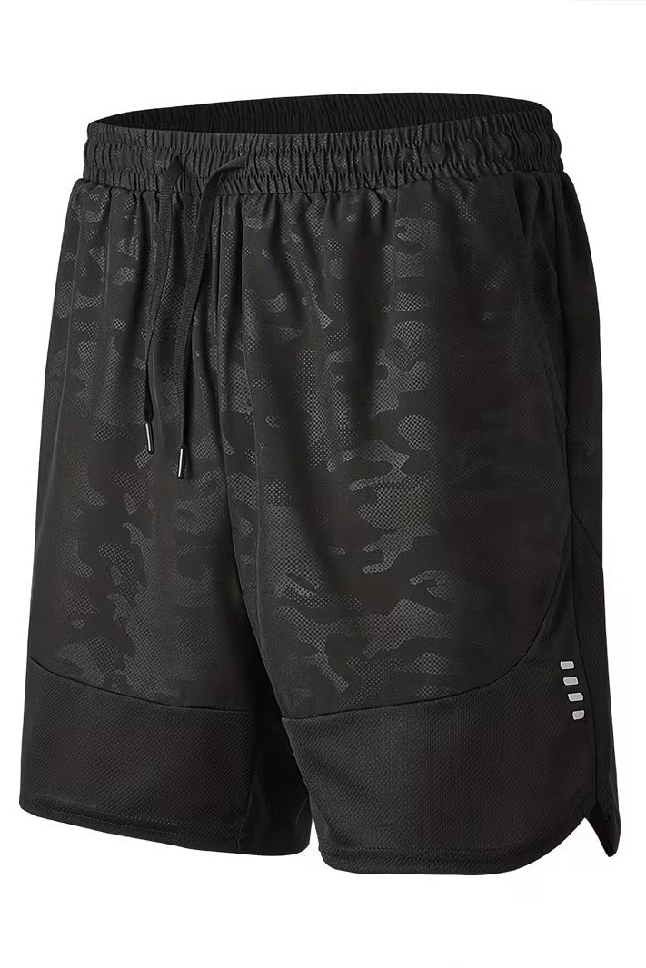 Camo Spandexdry Shorts - Black