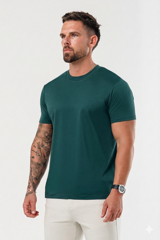 Essential Cotton T-Shirt - Sea Green