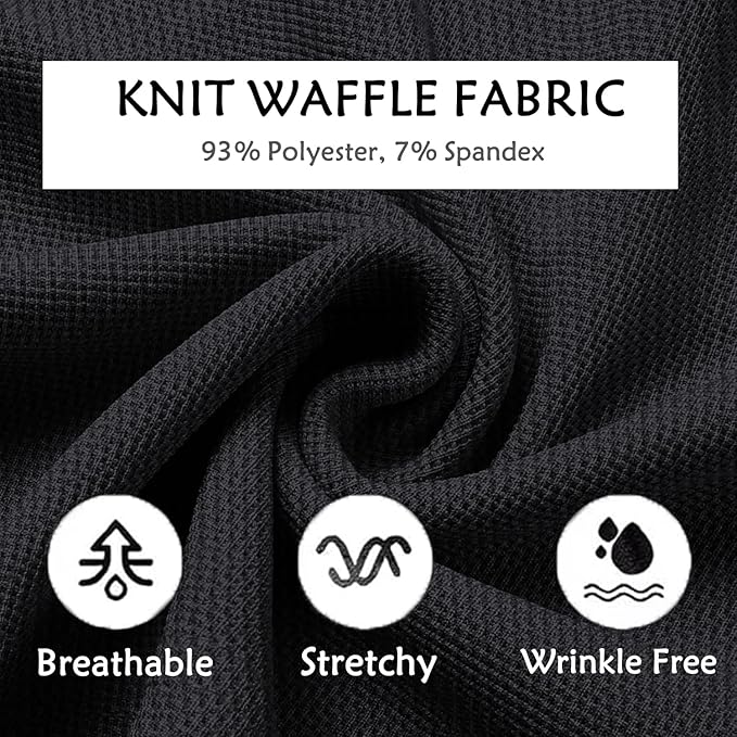 Classic Waffle Knit Trouser - Black