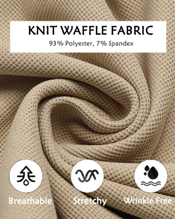 Classic Waffle Knit Trouser - Brown