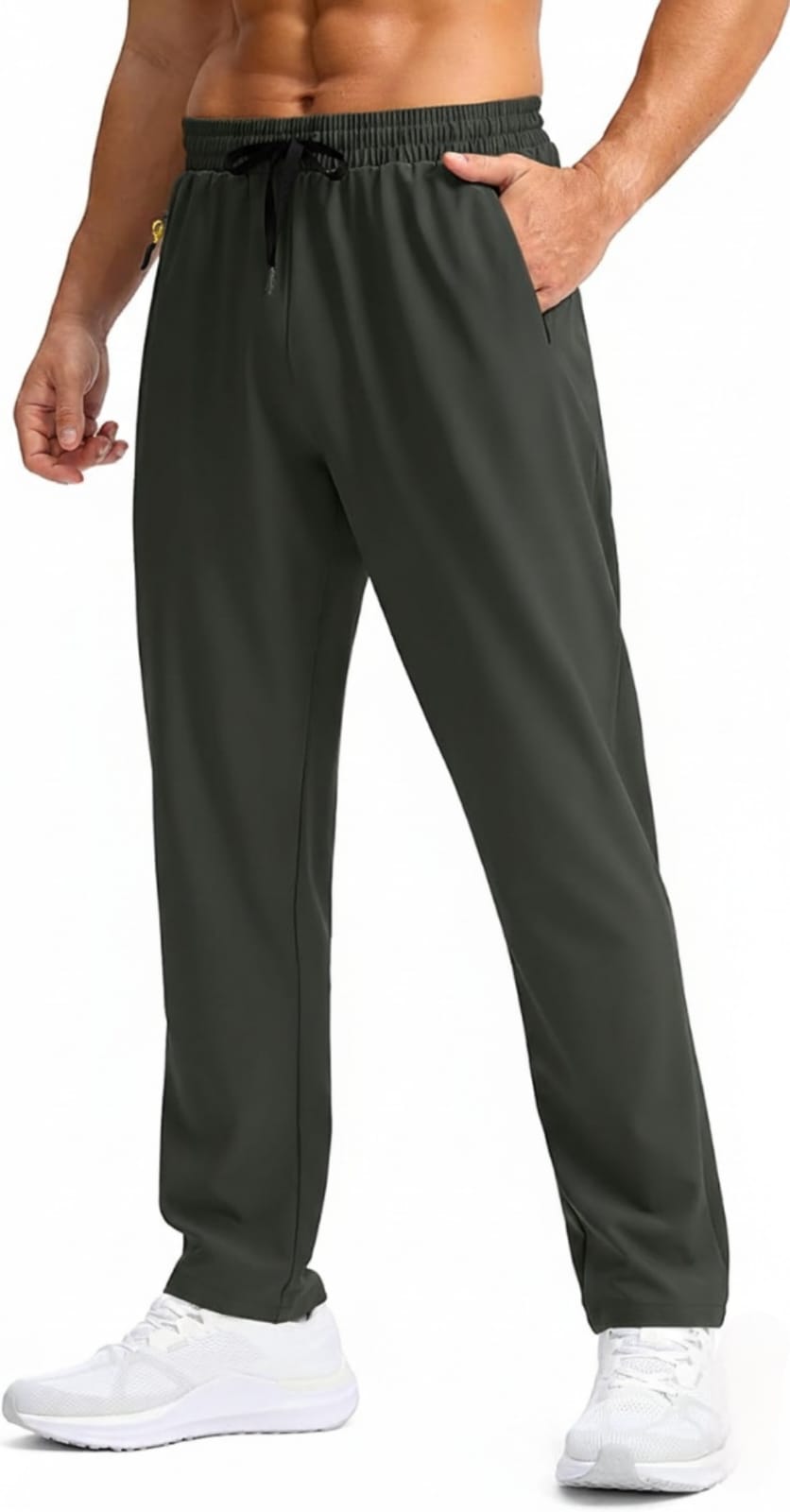 Straight Fit Spandexdry Trouser - Black