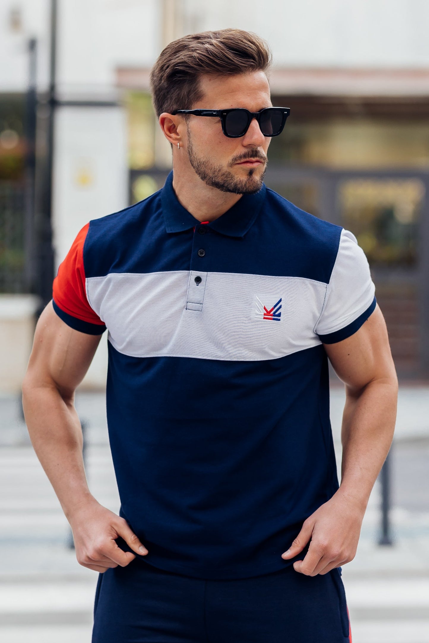 Berlin Cotton Polo - Navy