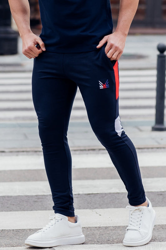 Berlin Cotton Terry Trouser - Navy
