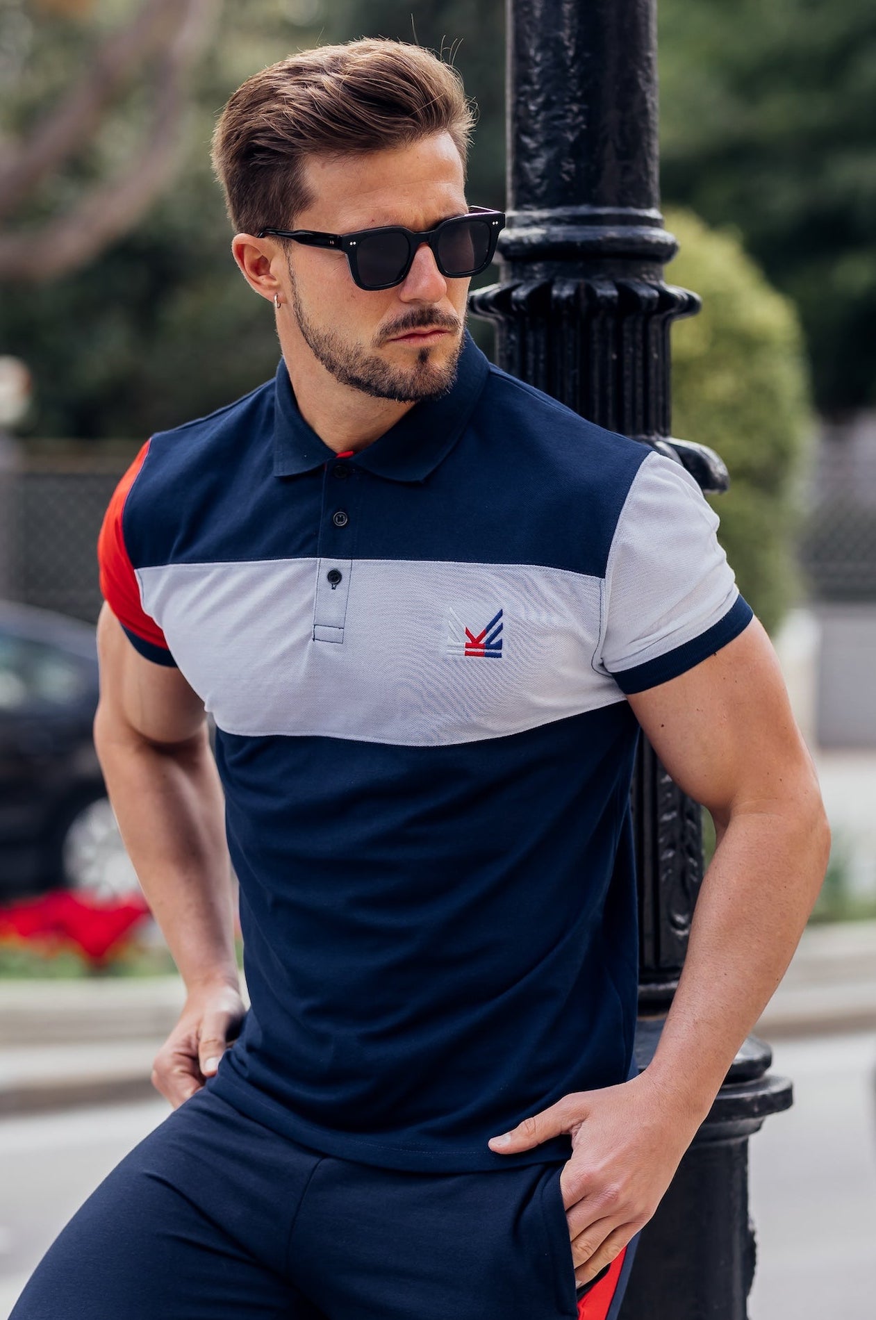 Berlin Cotton Polo - Navy