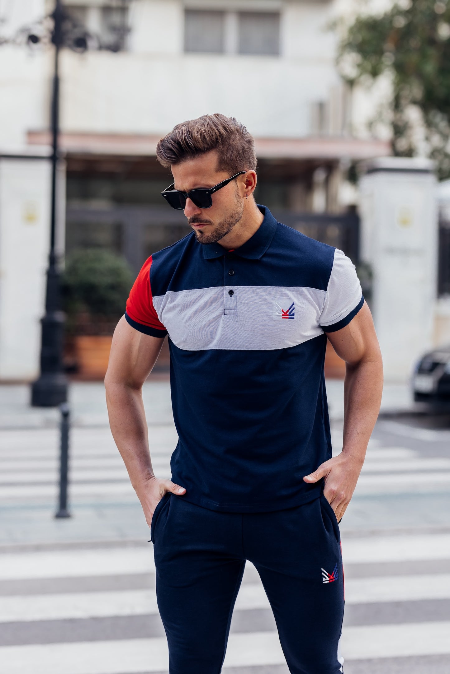 Berlin Cotton Polo - Navy