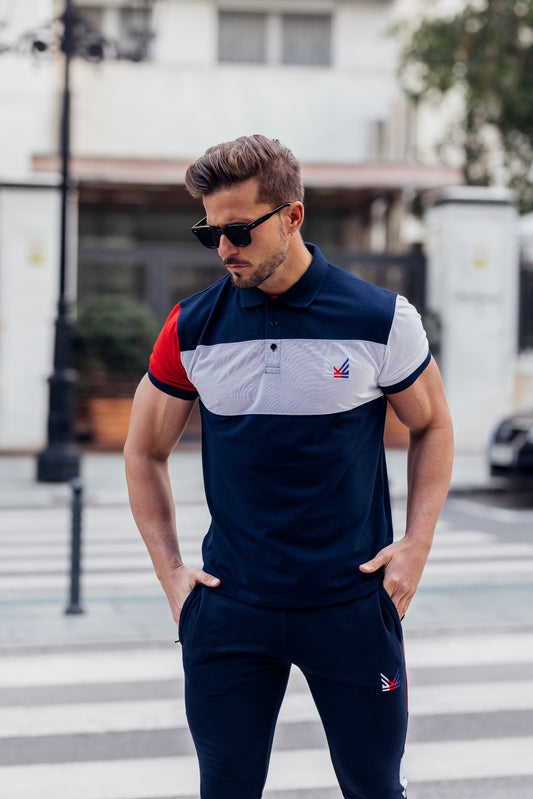 Berlin Cotton Polo - Navy