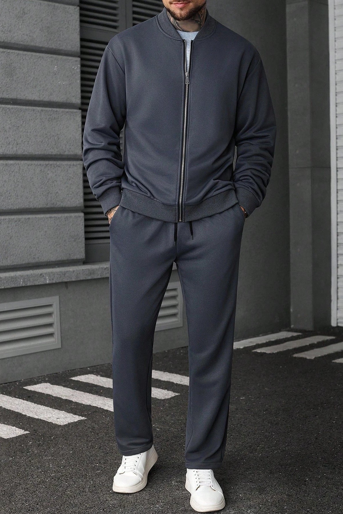 Baseball tracksuit - Grey