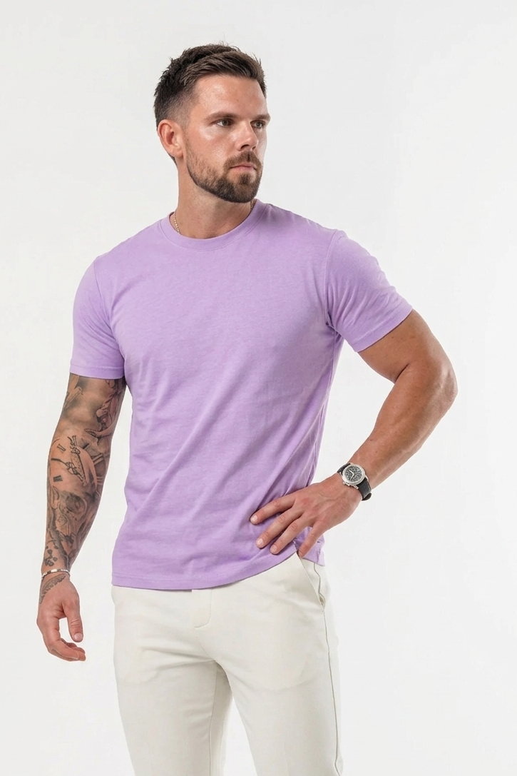 Essential Cotton T-Shirt - Lavender